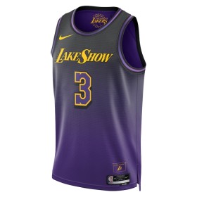 Muške NBA Dres Los Angeles Lakers Anthony Davis Nike 2024-25 City Edition Ljubičasta Swingman